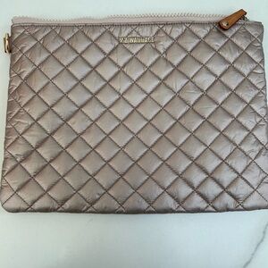 MZ Wallace Blush Quilted Pouch